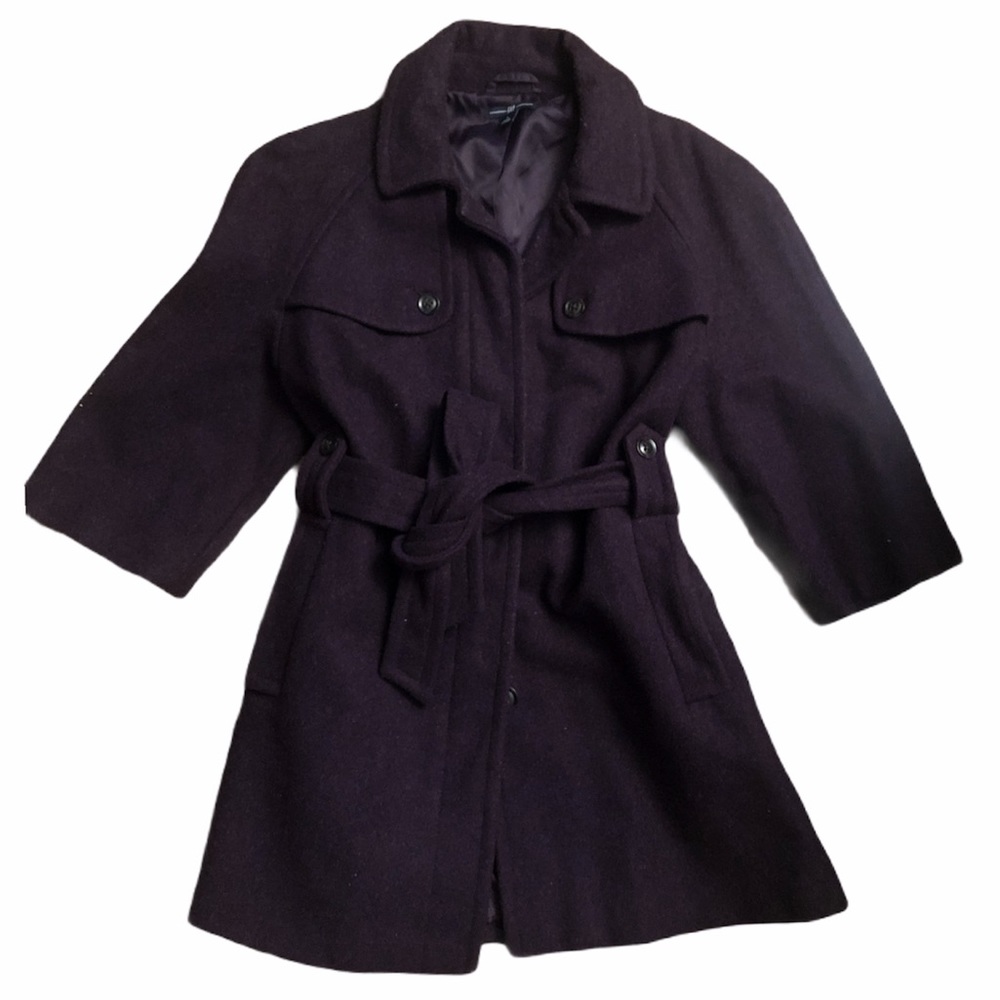 Gap 3/4 Sleeve Wool Coat